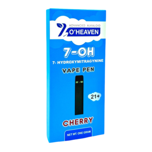 7 O'HEAVEN ADVANCED ALKALOID 7-HYDROXYMITRAGYNINE VAPE PEN 1000MG - CHERRY