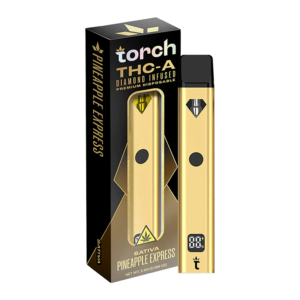 TORCH DIAMOND INFUSED PREMIUM THC-A DISPOSABLE 2.5G - PINEAPPLE EXPRESS SATIVA