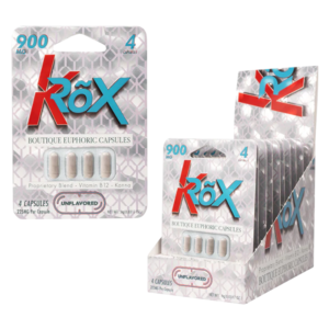 KROX BOUTIQUE EUPHORIC CAPSULES 225MG 4CT - UNFAVORED