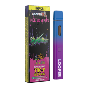 LOOPER XL MELTED SERIES LIVE RESIN 3G DISPOSABLE - SKYWALKER INDICA