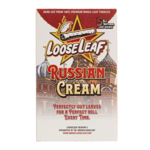 LOOSE LEAF ALL NATURAL WRAPS 2PK BOX OF 20 - RUSSIAN CREAM