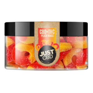 JUST CBD+THC GUMMIES 250MG - PEACH RINGS