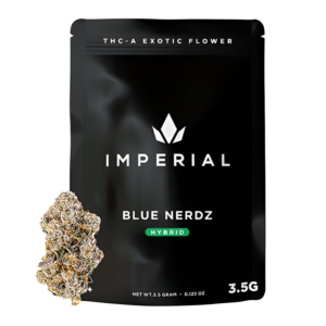 IMPERIAL THC-A EXOTIC FLOWER ZAZA 3.5G - BLUE NERDZ HYBRID