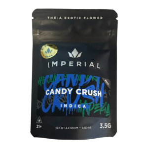 IMPERIAL THC-A EXOTIC FLOWER ZAZA 3.5G - CANDY CRUSH INDICA
