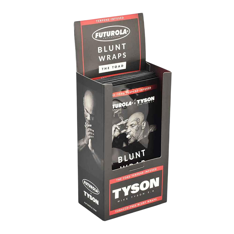 FUTUROLA X TYSON BLUNT TERPENE INFUSED BLUNT WRAP BOX OF 25 - THE TOAD