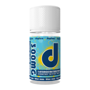 DOPIUM 7-HYDROXYMITRAGYNINE CHEWABLE TABLETS 10MG 30CT JAR - BLUE RAZZ