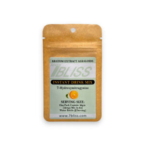 7 BLISS 7-HYDROXYMITRAGYNINE INSTANT DRINK MIX 10GM 14MG - ORANGE BOX OF 12