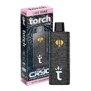 TORCH CYRO THC-A LIVE RESIN DISPOSABLE 7500MG - CAKE BOMB INDICA