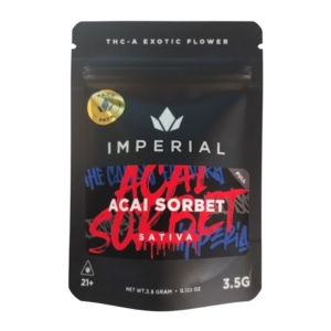 IMPERIAL THC-A EXOTIC FLOWER ZAZA 3.5G - ACAI SORBET SATIVA