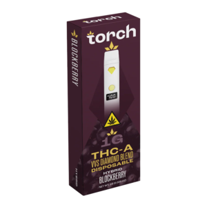 TORCH THC-A 1G VVS DIAMOND BLEND DISPOSABLE - BLOCKBERRY HYBRID