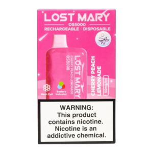 LOST MARY OS5000 BOX OF 10 - CHERRY PEACH LEMONADE