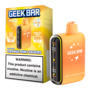 GEEK BAR PULSE 15000 SAVERS EDITION - ORANGE MINT SAVERS