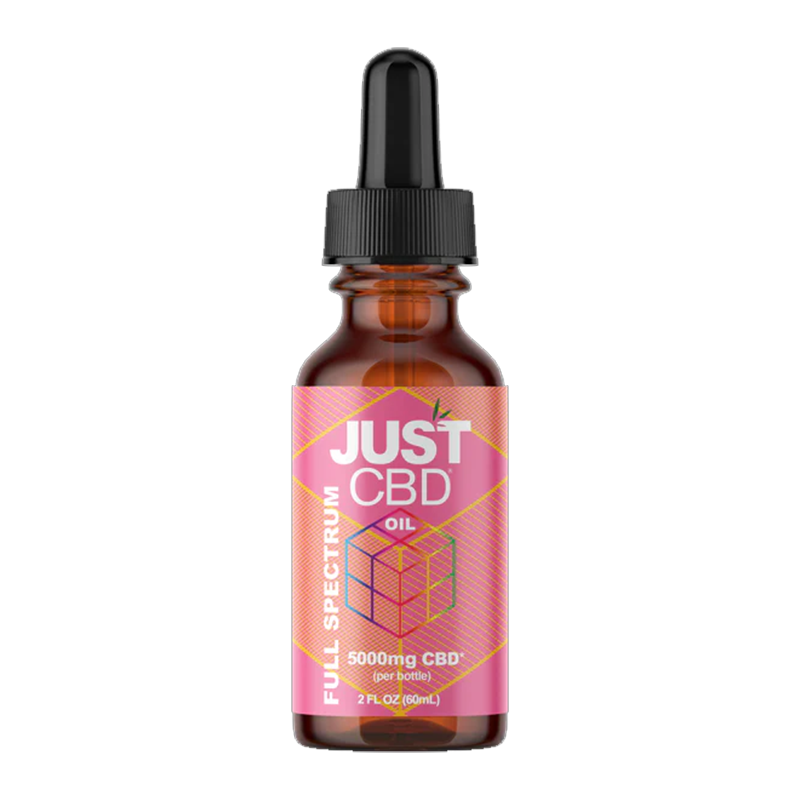 JUST CBD OIL TINCTURE FULL SPECTRUM - 5000MG