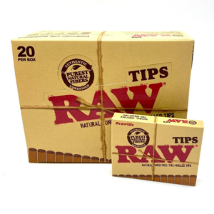 RAW TIPS BOX - 21 TIPS BOX OF 20