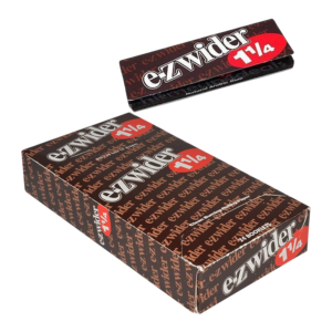 EZ WIDER ROLLING PAPER - 1 1/4 DOUBLE WIDE SIZE BOX OF 24