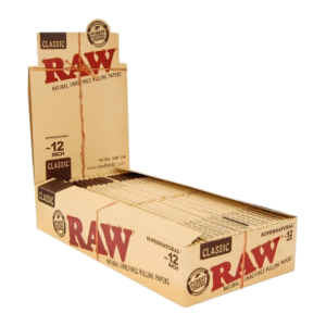 RAW ROLLING PAPERS BOX - SUPERNATURAL 12 INCH BOX OF 20