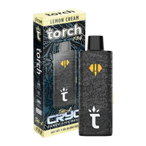 TORCH CRYO THC-A LIVE RESIN DISPOSABLE 7500MG - LEMON CREAM SATIVA
