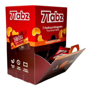 7TABZ 7-HYDROXYMITRAGYNINE PURE EXTRACT TABLETS 30MG 1CT - TANGERINE