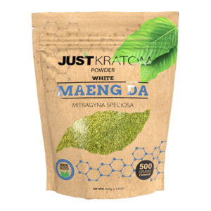 JUST KRATOM POWDER 500 GRAMS - MAENG DA WHITE