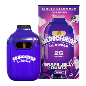 MUNCHIES LIL RIPPER 2G DISPOSABLE - GRAPE JELLY RUNTZ HYBRID