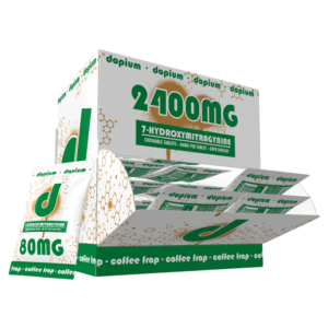 DOPIUM 7-HYDROXYMITRAGYNINE CHEWABLE TABLETS 80MG 1CT - COFFEE FRAP