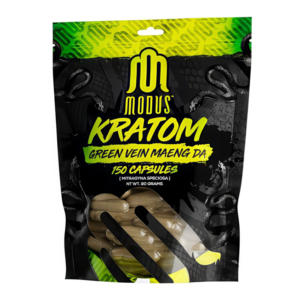 MODUS KRATOM CAPSULES 150CT - GREEN VEIN MAENG DA