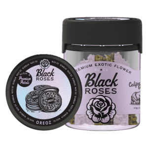 BLACK ROSES PREMIUM EXOTIC THC-A FLOWER 3.5G JAR - OREOZ HYBRID