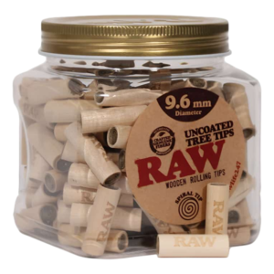 RAW UNCOATED TREE TIPS - 9.6MM 130CT DISPLAY JAR