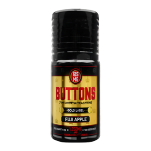 BUTTONS GOLD LABEL 7-HYDROXYMITRAGYNINE TABLETS BOTTLE 125MG 10CT - FUJI APPLE