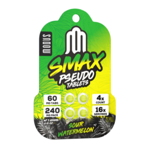 MODUS SMAX PSEUDO TABLETS 60MG 4CT - SOUR WATERMELON