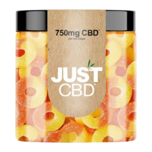 JUST CBD GUMMIES 750MG - PEACH RINGS