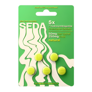 SEDA 7-HYDROXYMITRAGYNINE CHEWABLE TABLETS 50MG 5CT - NATURAL