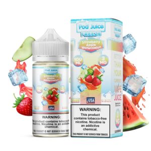POD JUICE FREEZE 100ML 0MG - STRAWBERRY APPLE WATERMELON