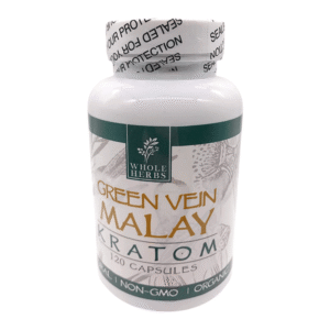 WHOLE HERBS KRATOM CAPSULES 120CT/2.5OZ - YELLOW VEIN INDO