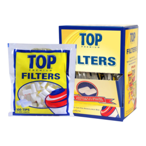 TOP PREMIUM CIGARETTE FILTER TIPS 100CT BOX OF 30 - REGULAR