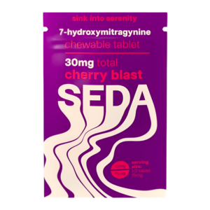 SEDA 7-HYDROXYMITRAGYNINE CHEWABLE TABLETS 30MG 1CT - CHERRY BLAST