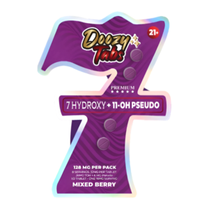 DOOZY TABS 7-HYDROXY + 11-OH PSEUDO TABLETS 32MG 4CT - MIXED BERRY