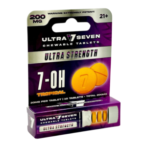 ULTRA SEVEN 7-HYDROXY CHEWABLE TABLETS ULTRA STRENGTH 20MG 10CT - TROPICAL