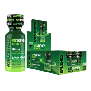 KRUSHED 7-HYDROXYMITRAGYNINE 50 SEVEN SHOTS 15ML 50MG - LEMON