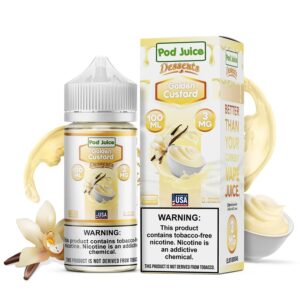 POD JUICE DESSERTS 100ML 0MG - GOLDEN CUSTARD