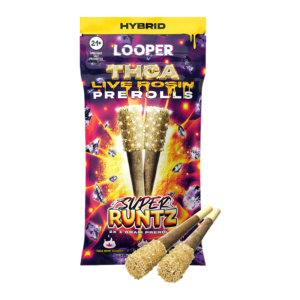 LOOPER THCA LIVE ROSIN PRE ROLLS 1G 2PK - SUPER RUNTZ HYBRID