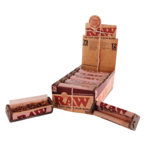 RAW ROLLING MACHINE - 79MM WORKS W/ 1 1/4 SIZE & 1 1/2 SIZE BLACK BOX OF 12