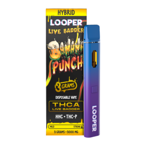 LOOPER LIVE BADDER THCA 3G DISPOSABLE - BANANA PUNCH HYBRID