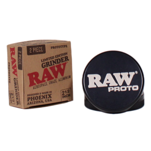 RAW PROTOTYPE LIMITED EDITION 2 PART GRINDER - BLACK