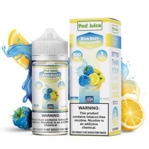 POD JUICE CLASSIC 100ML 0MG - BLUE RAZZ LEMONADE