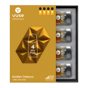 VUSE ALTO PODS GOLDEN TOBACCO 1.8ML - 5% 4 PACK