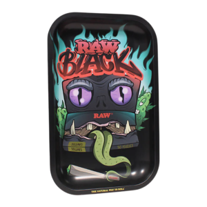 RAW ROLLING TRAY BLACK MONSTER - LARGE