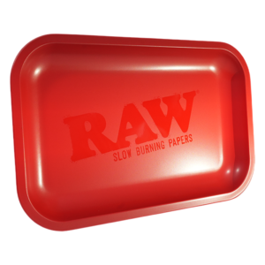 RAW ROLLING TRAY SMALL - MATTE RED