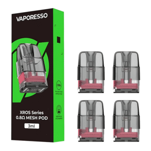 VAPORESSO XROS SERIES POD 4PCS - 0.80 OHMS MESH 3ML