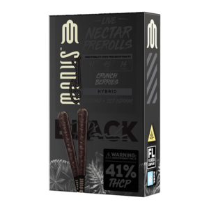 MODUS BLACK LIVE NECTAR 2CT 1G PRE-ROLLS - CRUNCH BERRIES HYBRID